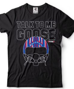 Talk To Me Goose Maverick Helmet Top Gun T Shirt