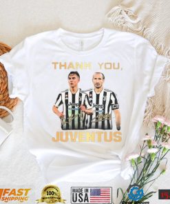 Thank You Paulo Dybala And Giorgio Chiellini Juventus Signatures Shirt