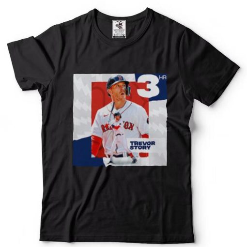 Trevor Story 3HR Boston Red Sox MLB T Shirt