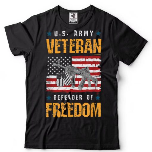 US Veteran Defender of freedom Veterans day T Shirt