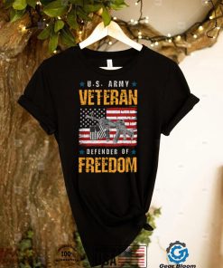 US Veteran Defender of freedom Veterans day T Shirt