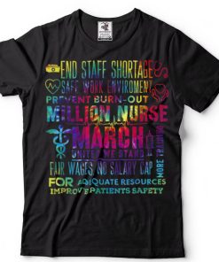 United Nurses March Million Nurse March May 12 2022 Support T Shirt