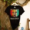 Vintage Best Cat Dad Ever Retro Father’s Day T T Shirt