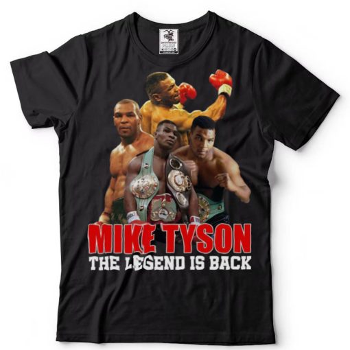 Vintage Men’s Mike Tyson   Legend Boxing The Legend Is Back T Shirt