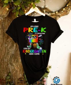 So Long Pre K Kindergarten Here I Come Pop It Graduation T Shirt