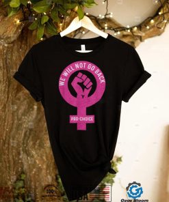 WE WILL NOT GO BACK PRO CHOICE FEMINIST FEMINISM Roe V Wade T Shirt