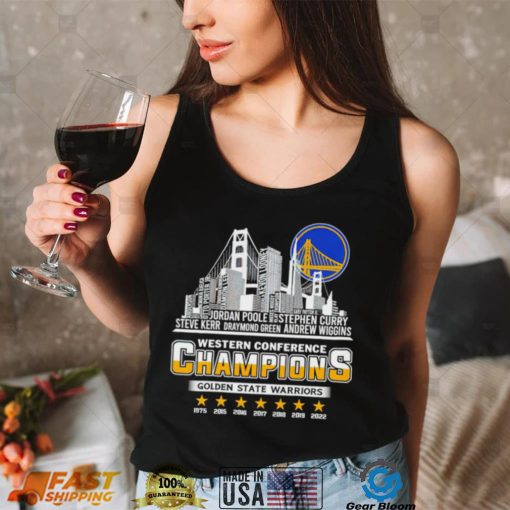 Western Conference Champions Golden State Warriors city shirt