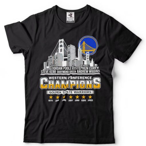 Western Conference Champions Golden State Warriors city shirt