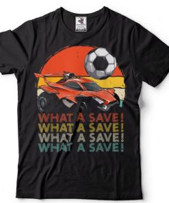 What a save Vintage Retro Rocket Soccer Car T Shirt