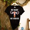 Womens Pro Choice Shirt Support Abortion Women’s Rights Uterus V Neck T Shirt