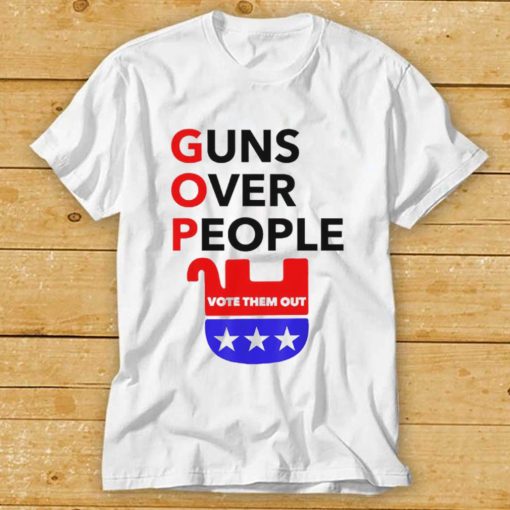 gun reform now gop guns over people vote them out shirt shirt