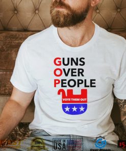 gun reform now gop guns over people vote them out shirt shirt
