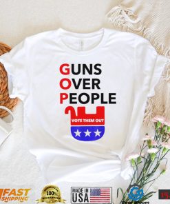 gun reform now gop guns over people vote them out shirt shirt