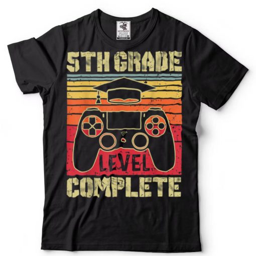 5th Grade Level Complete Gamer Class Of 2022 Graduation Gift T Shirt