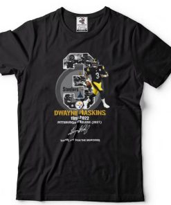 3 Dwayne Haskins 1997 2022 Pittsburgh Steelers 2021 thank you for the memories signature shirt