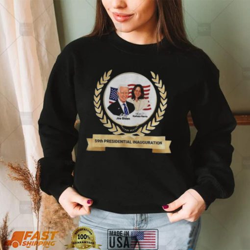 59th presidential inauguration joe biden kamala harris gold shirts