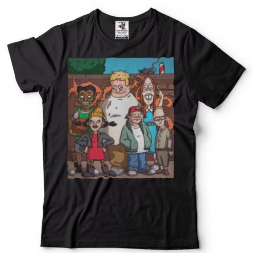 Ashley A And Gretchen Are Walking To School Together Recess Trcs 90s Cartoons shirts