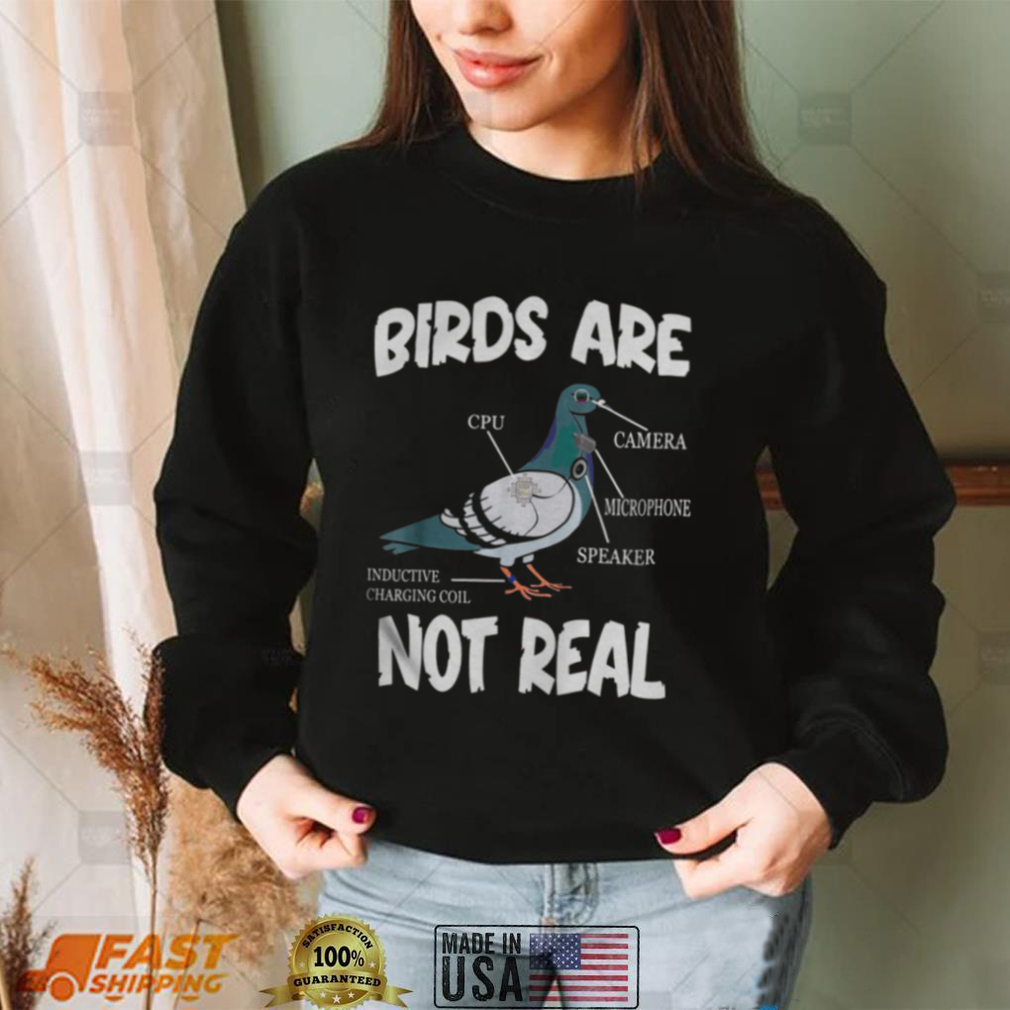 Birds Are Not Real Bird Spies Conspiracy Theory Birds Shirts