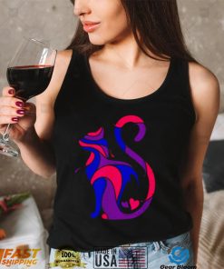 Bisexual Cat LGBT Ally Support Cat Pride Month Shirt
