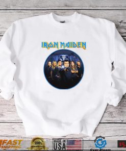 Blue Vintage Art Iron Maiden Band Unisex Sweatshirt