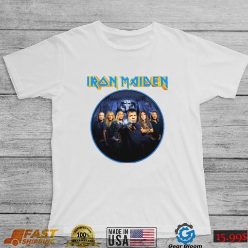 Blue Vintage Art Iron Maiden Band Unisex Sweatshirt