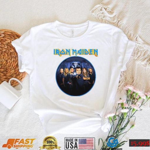 Blue Vintage Art Iron Maiden Band Unisex Sweatshirt