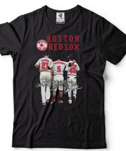 Boston Red Sox Clemens Yastrzemski Martinez signatures t Shirt