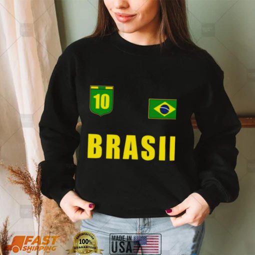 Brasil Brazil Soccer Player Jersey Flag Trikot Clothing Shirt