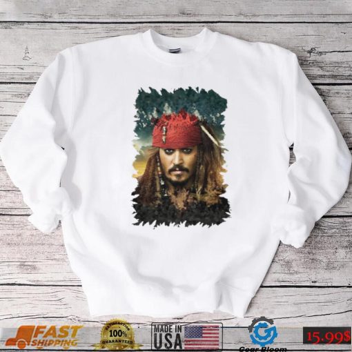 Captain Jack Sparrow Pirates Of The Caribbean Art Unisex Sweatshirt