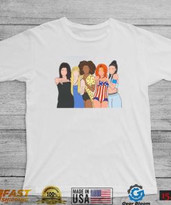 Cartoon Art Spice Girls Band Unisex T Shirt