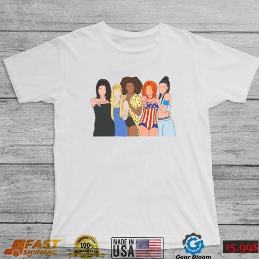 Cartoon Art Spice Girls Band Unisex T Shirt