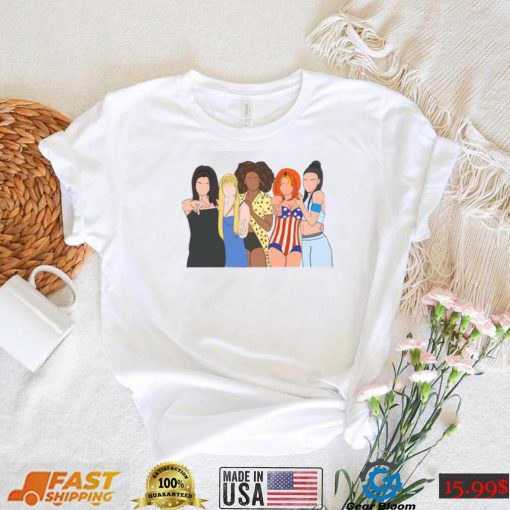 Cartoon Art Spice Girls Band Unisex T Shirt