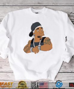 Cartoon Simpson Fifty Rap 50 Cent Rapper Unisex T Shirt