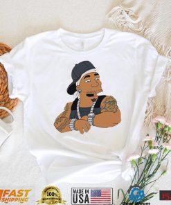 Cartoon Simpson Fifty Rap 50 Cent Rapper Unisex T Shirt