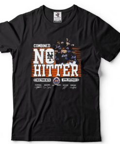 Combined No Hitter New York Mets April 29th 2022 Signatures Shirt