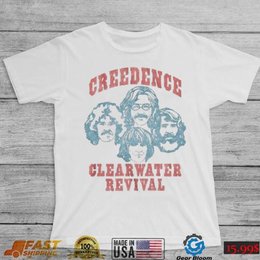 Creedence Clearwater Revival Band Unisex Vintage White Cotton T Shirt