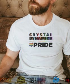 Crystal Dynamics Pride shirts
