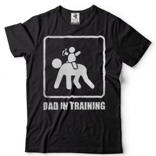 Dad in training shirts