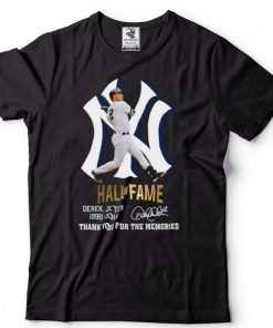 Derek Jeter #2 New York Yankees signatures shirt