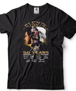 Eagles band 50th anniversary signatures t shirt