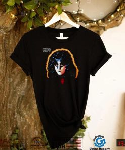 Eric Carr Kiss Band Unisex Vintage Short Sleeve Black Cotton T Shirt
