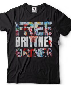 Free Brittney Griner Art Collage Shirts