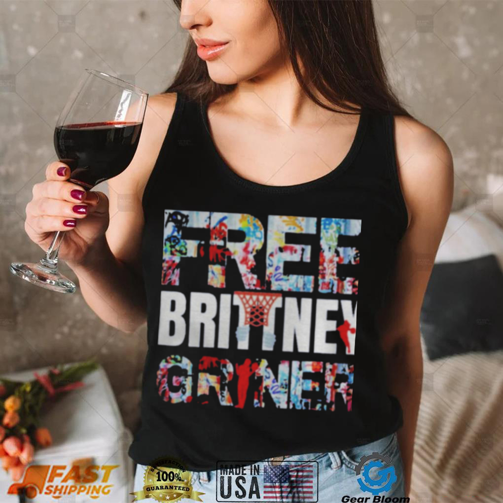 Free Brittney Griner Art Collage Shirts