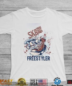 Freestyler Skateboard Design Converse Unisex T Shirt