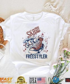 Freestyler Skateboard Design Converse Unisex T Shirt