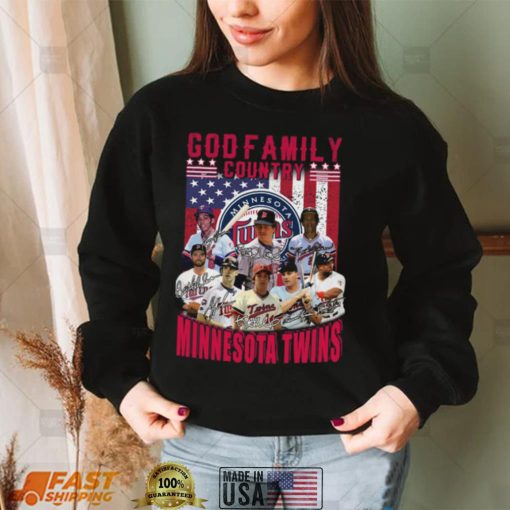 God Family Country Minnesota Twins legends signatures shirt