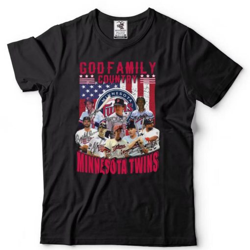 God Family Country Minnesota Twins legends signatures shirt