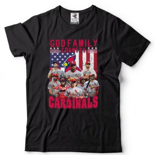 God family Country Adam Wainwright St Louis Cardinals T Shirt