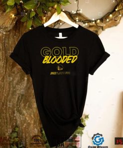 Gold Blooded Playoffs 2022 logo T shirt