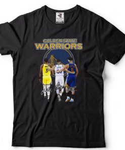 Golden State Warriors Poole Thompson Curry signatures shirt